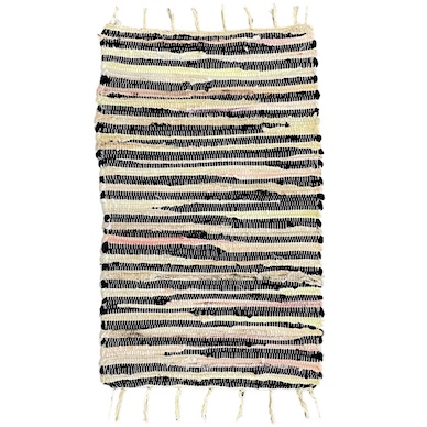 50x80cm Pastel Zebra Chindi Cotton Rug